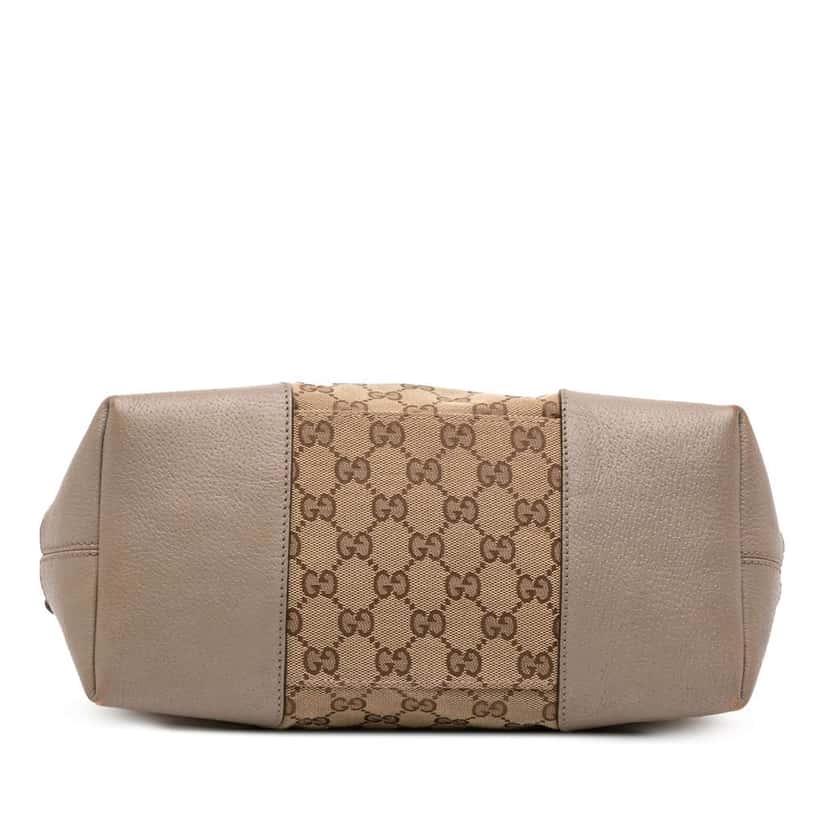 Gucci Medium GG Canvas Bree Satchel Brown Canvas Good condition - Inside View