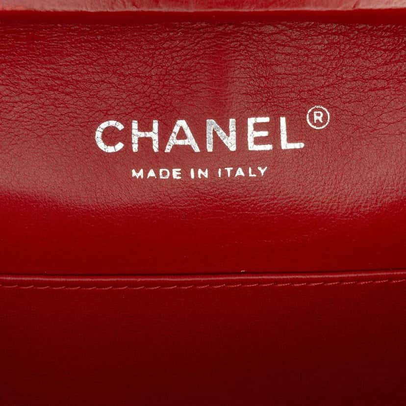 Chanel Multicolor Tweed and Leather Quadrato Box Shoulder Bag Orange Tweed Fair condition - Box View