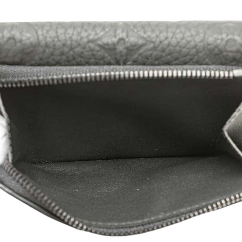 Louis Vuitton Monogram Taurillon Slender Pilot Wallet Black Leather Good condition - Box View