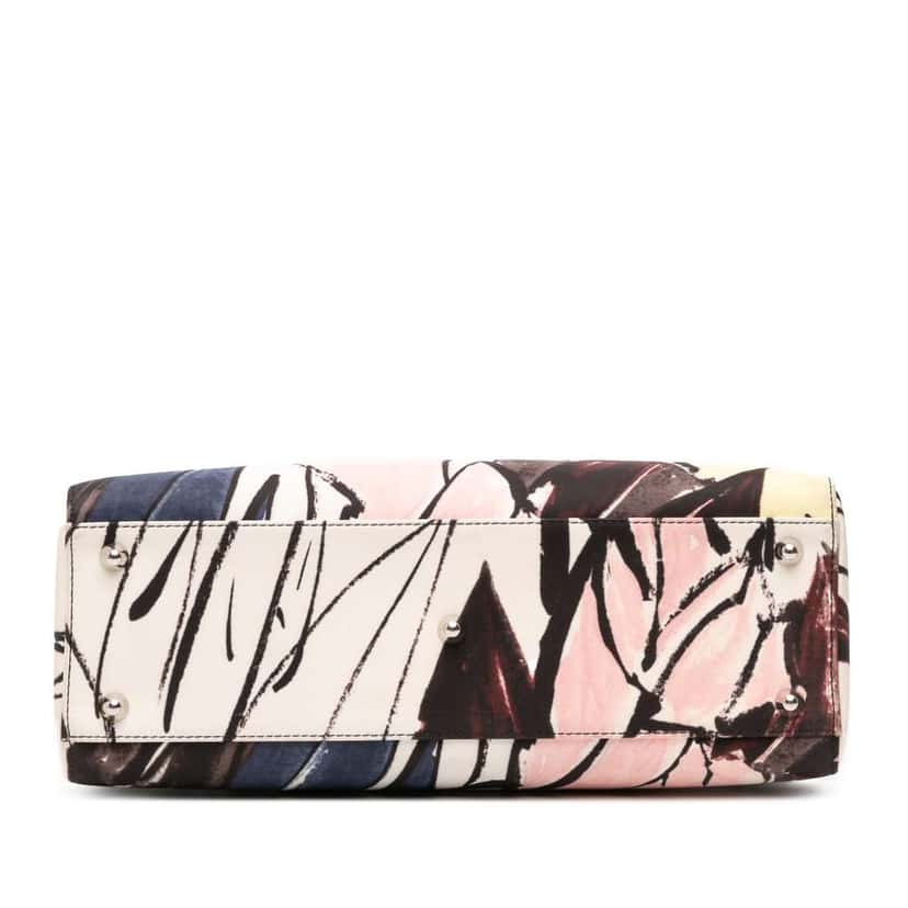 Dior Large Canvas Floral Graffiti Lady Dior MultiColor Canvas Very good condition - Inside View