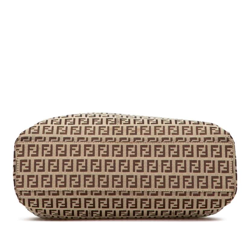 Fendi Zucchino Canvas Tote Brown Canvas Good condition - Inside View