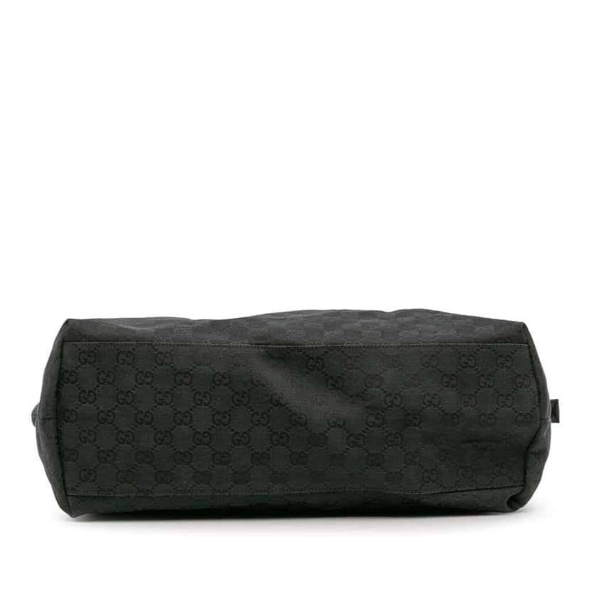 Gucci GG Canvas Web Tote Black Canvas Good condition - Inside View