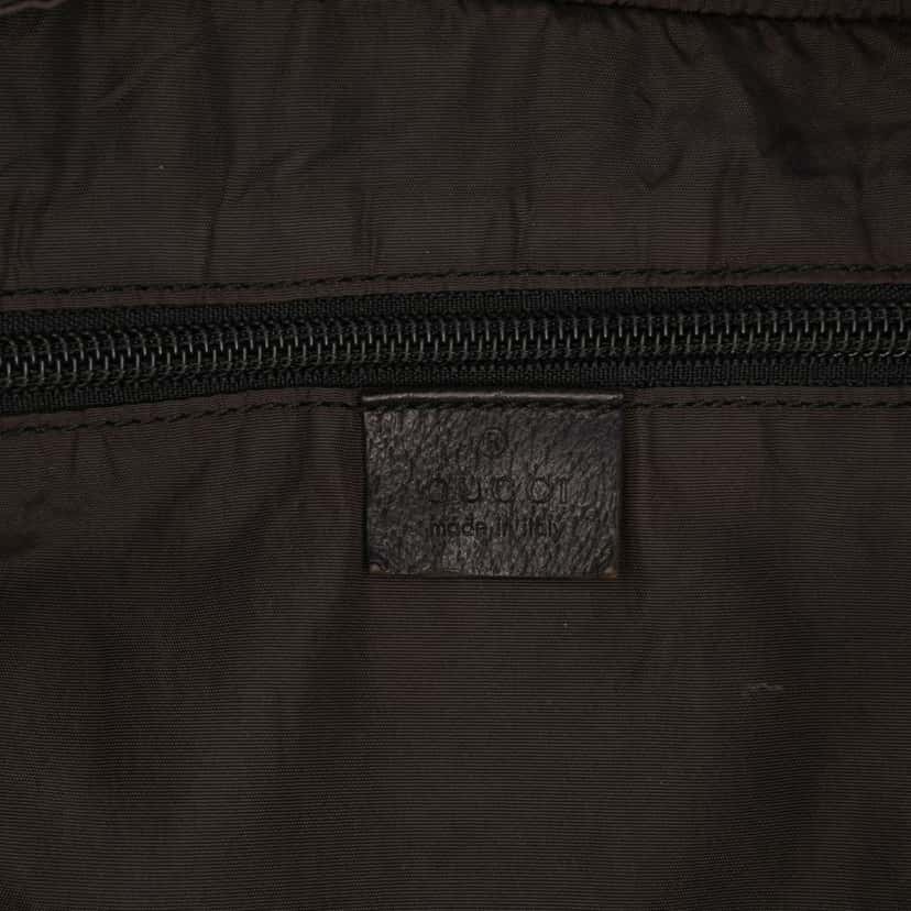 Gucci GG Canvas Web Tote Black Canvas Good condition - Box View