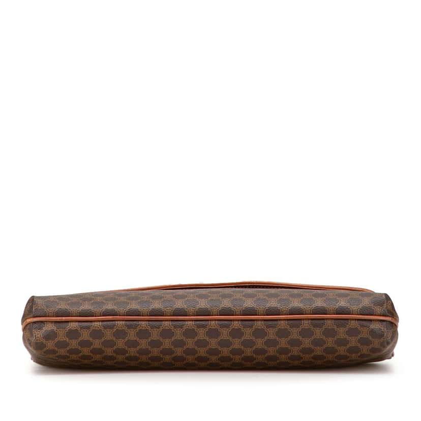 Celine Macadam Coated Canvas Clutch Brown Canvas Good condition - Inside View