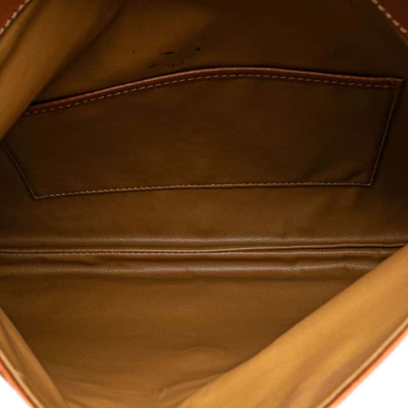 Celine Macadam Coated Canvas Clutch Brown Canvas Good condition - Model View