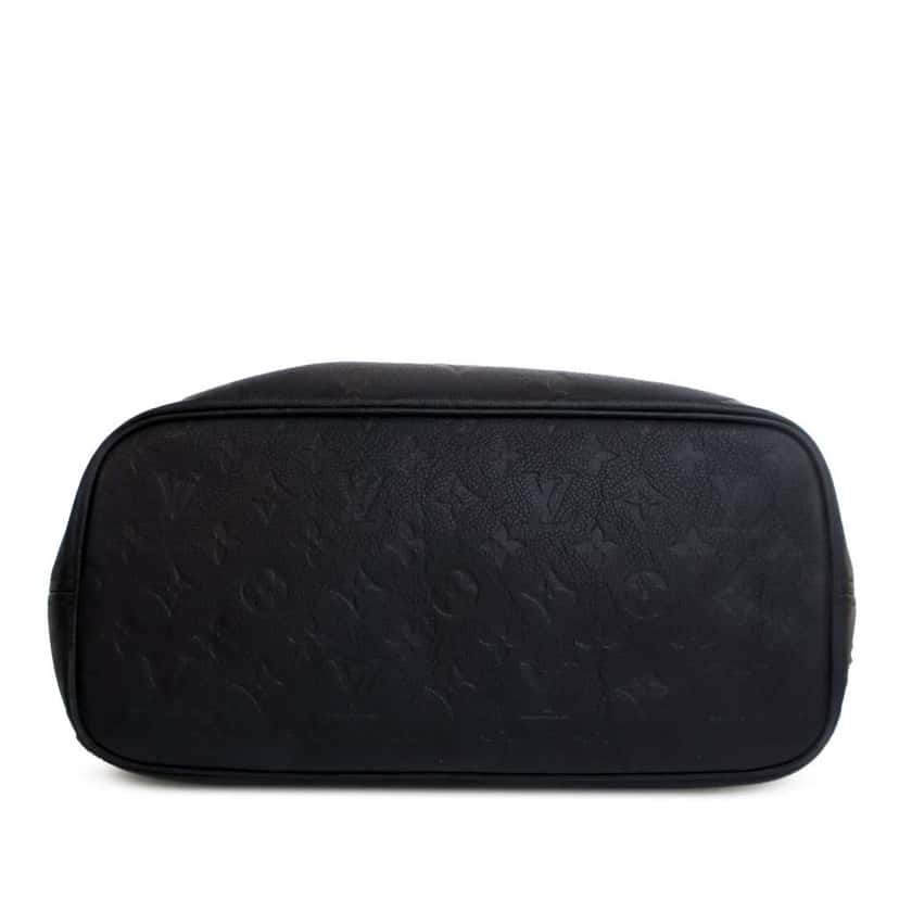 Louis Vuitton Monogram Giant Empreinte Neverfull MM Black Leather Good condition - Model View