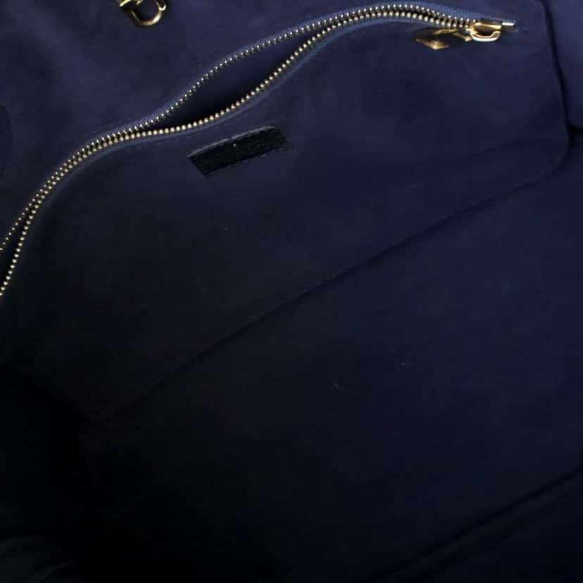 Louis Vuitton Monogram Giant Empreinte Neverfull MM Black Leather Good condition - Box View