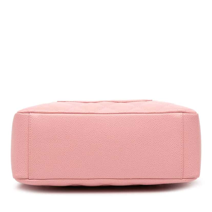 Chanel Caviar Petite Shopping Tote Pink Leather Good condition - Inside View