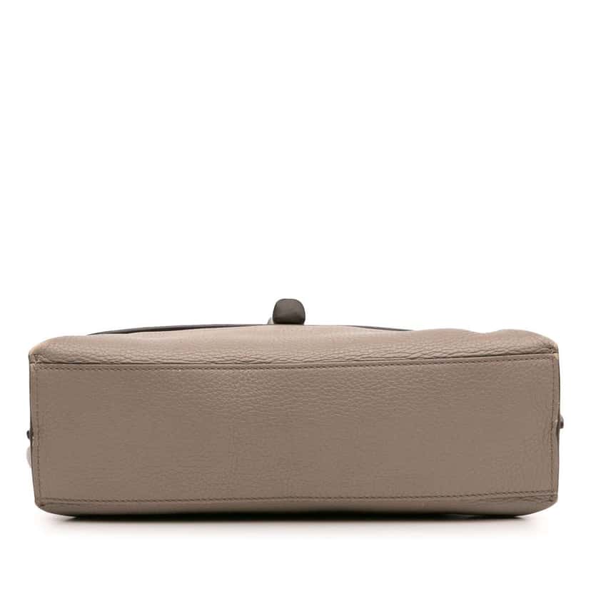 Gucci Small Leather Bamboo Daily Satchel Brown Leather Good condition - Inside View