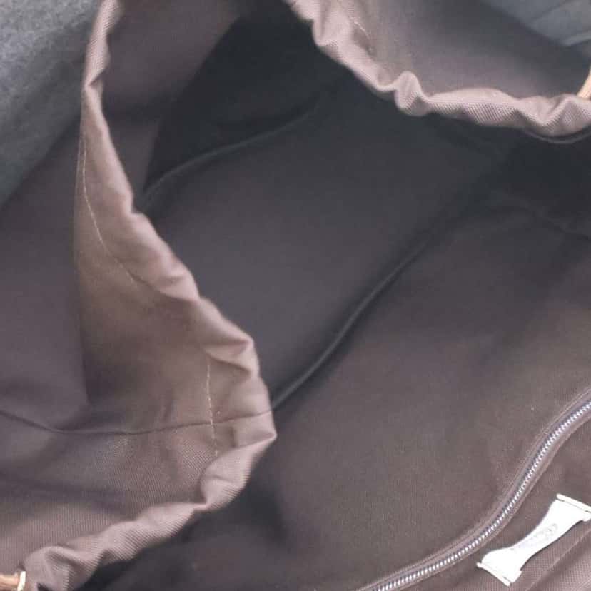 Hermès Feutre Sac de Pansage Groom Bag Grey Wool Good condition - Box View