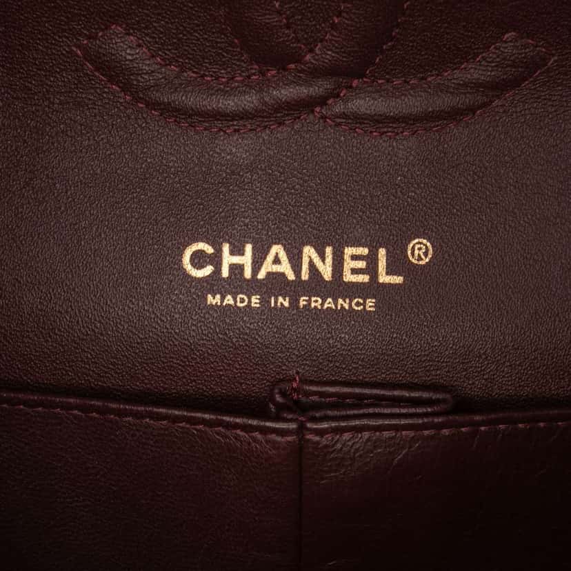 Chanel Medium Classic Caviar Double Flap Black Leather Good condition - Box View