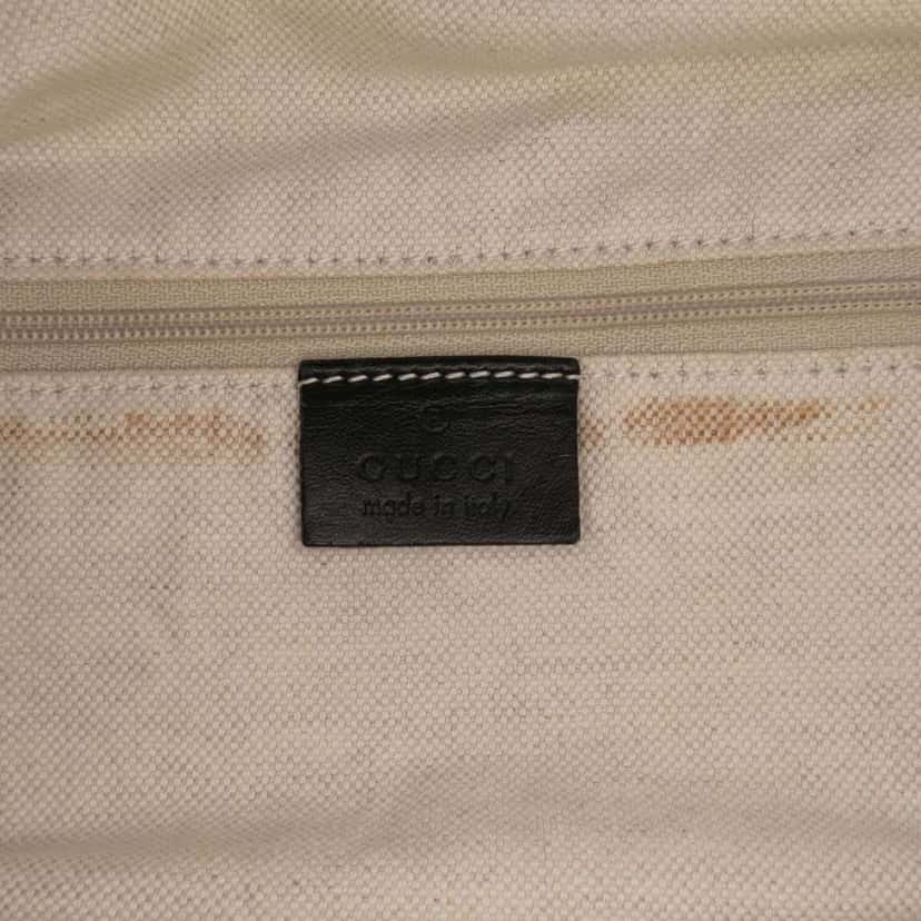 Gucci Diamante Canvas Sukey Satchel Brown Canvas Good condition - Box View