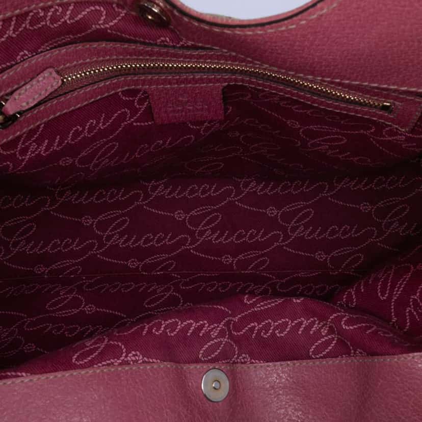 Gucci Medium GG Canvas Charmy Shoulder Bag Brown Canvas Good condition - Model View