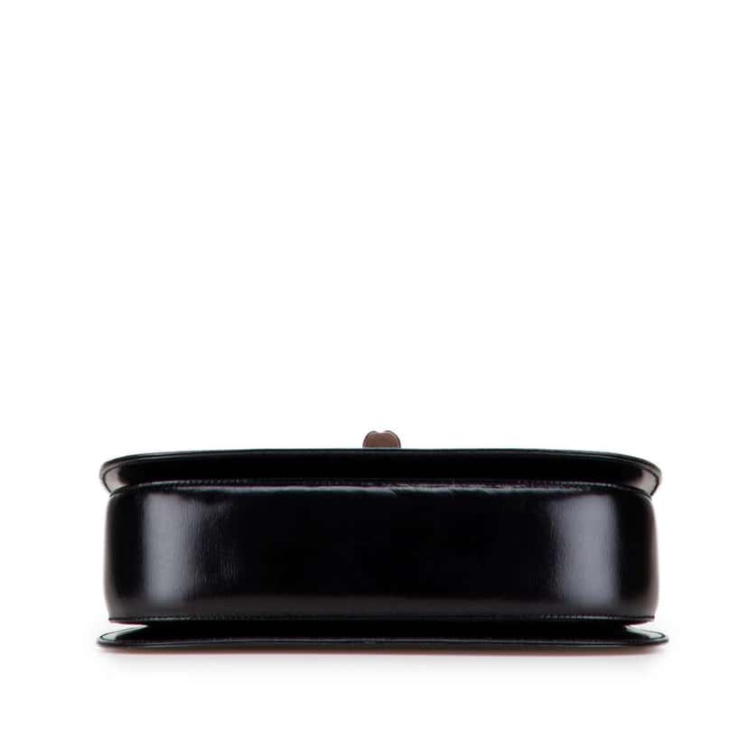 Gucci Calfskin Bamboo Night Black Leather Good condition - Inside View