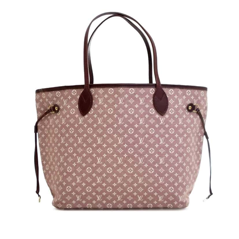Louis Vuitton Monogram Idylle Neverfull MM Pink Canvas Good condition - Front View