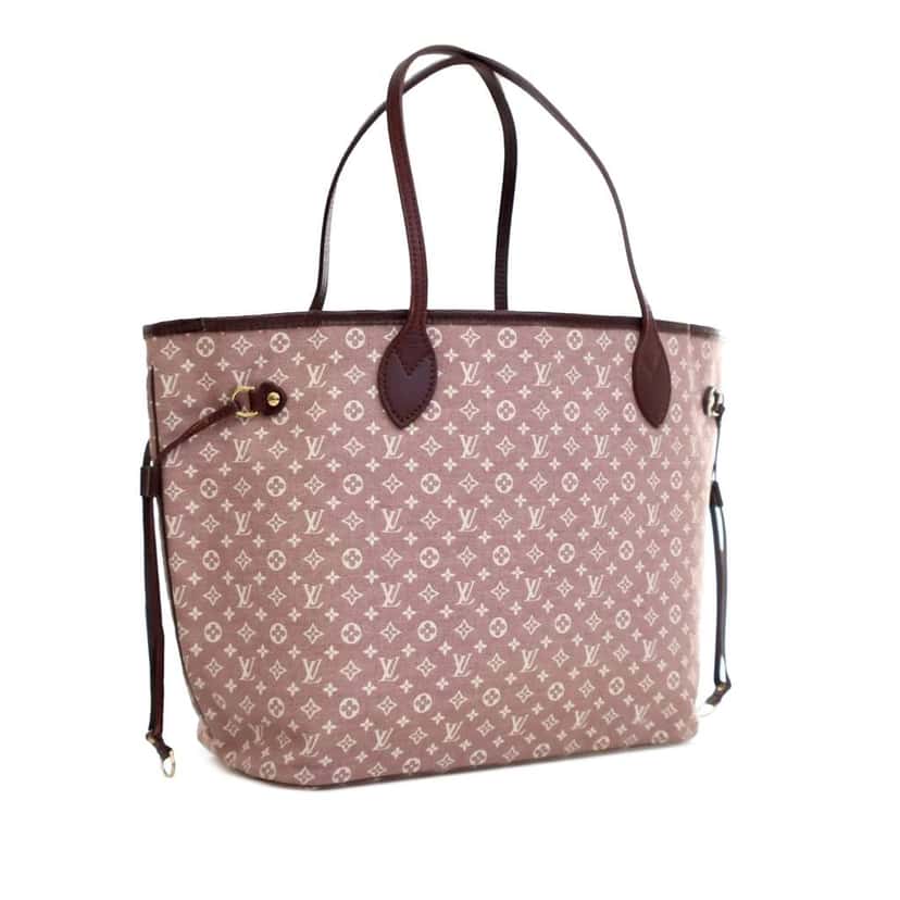 Louis Vuitton Monogram Idylle Neverfull MM Pink Canvas Good condition - Back View