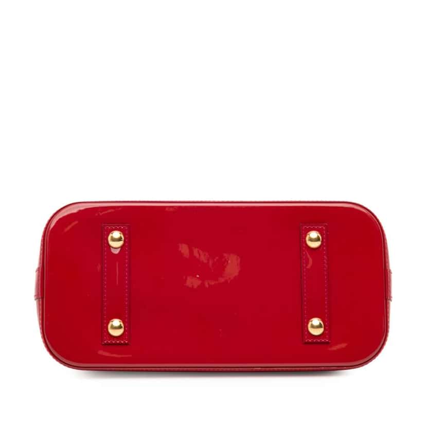 Louis Vuitton Monogram Vernis Alma PM Red Leather Good condition - Inside View