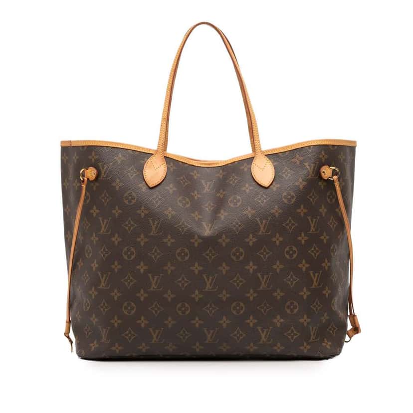 Louis Vuitton Monogram Neverfull GM Brown Good condition - Front View