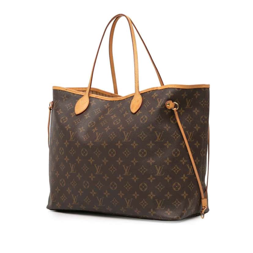 Louis Vuitton Monogram Neverfull GM Brown Good condition - Back View