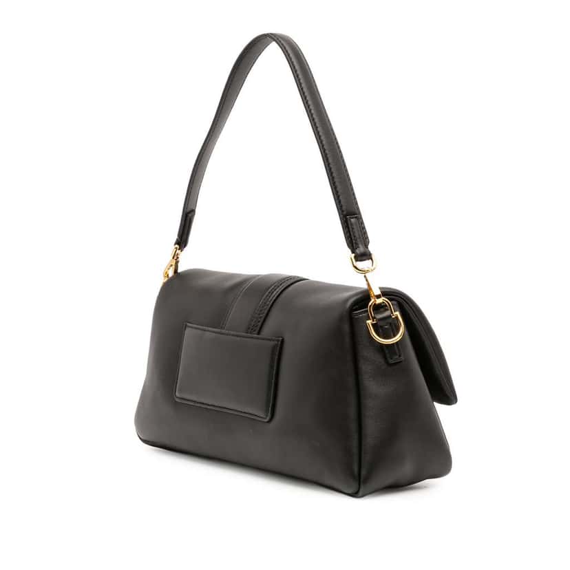 Jacquemus Padded Lambskin Le Bambimou Satchel Black Leather Good condition - Back View
