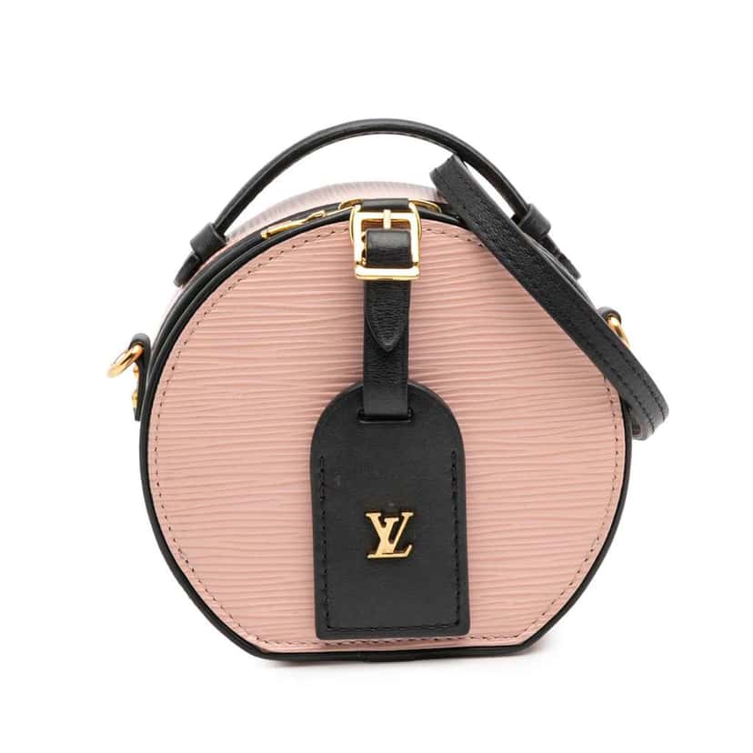Louis Vuitton Epi Mini Boite Chapeau Pink Leather Very good condition - Front View