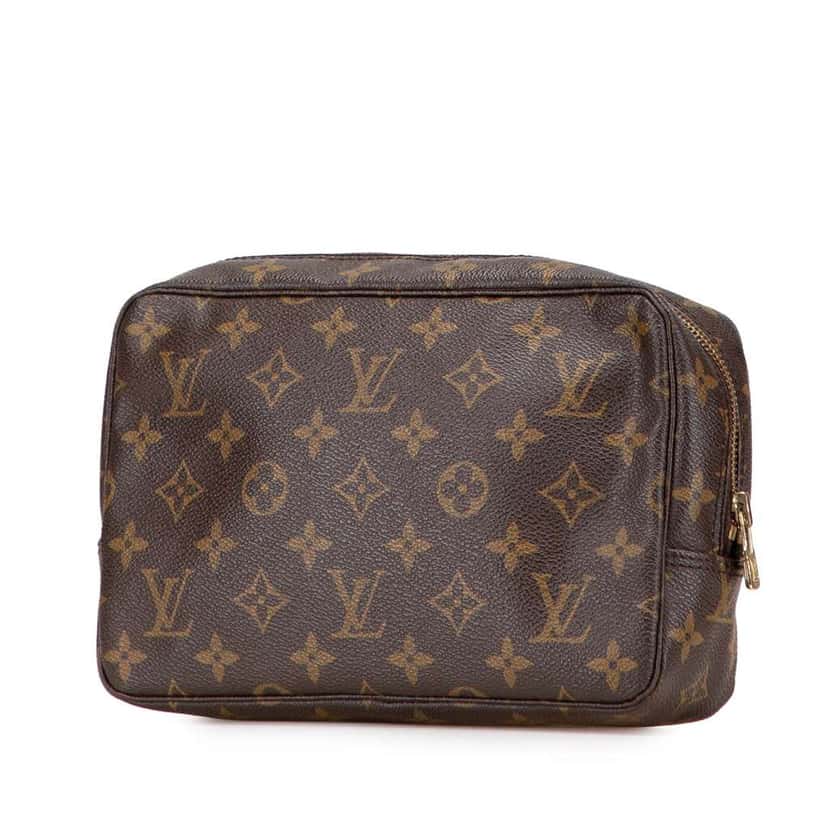 Louis Vuitton Monogram Trousse Toilette 23 Brown Canvas Good condition - Back View
