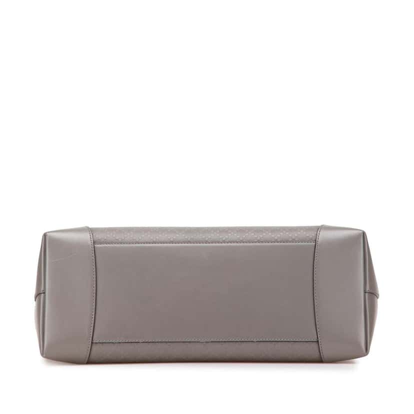 Gucci Diamante Leather Bright Hilary Lux Tote Grey Leather Good condition - Inside View