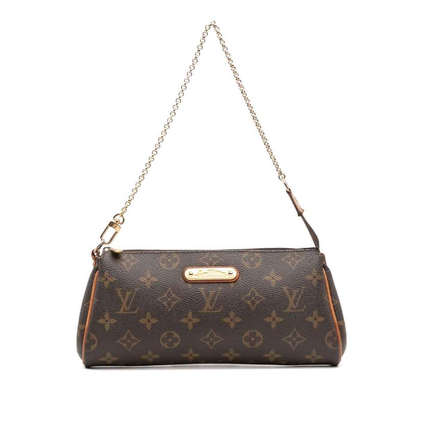 Louis Vuitton Monogram Eva Brown Canvas Good condition - Front View