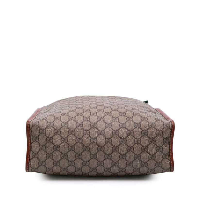 Gucci GG Supreme Web Tote Brown Canvas Good condition - Inside View