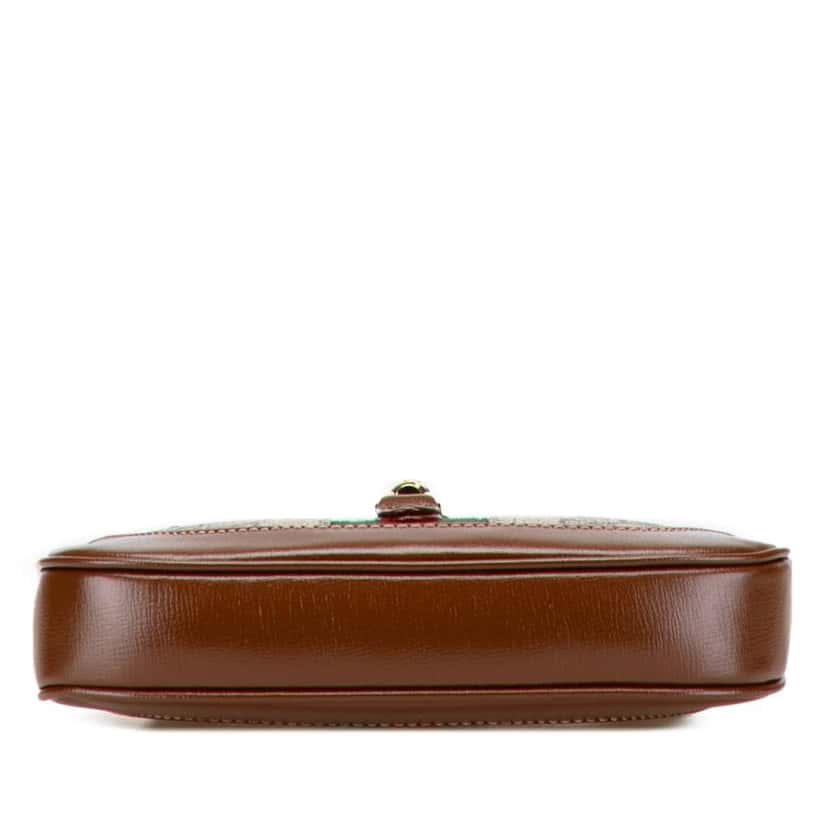 Gucci Mini GG Supreme Jackie 1961 Crossbody Brown Canvas Good condition - Inside View