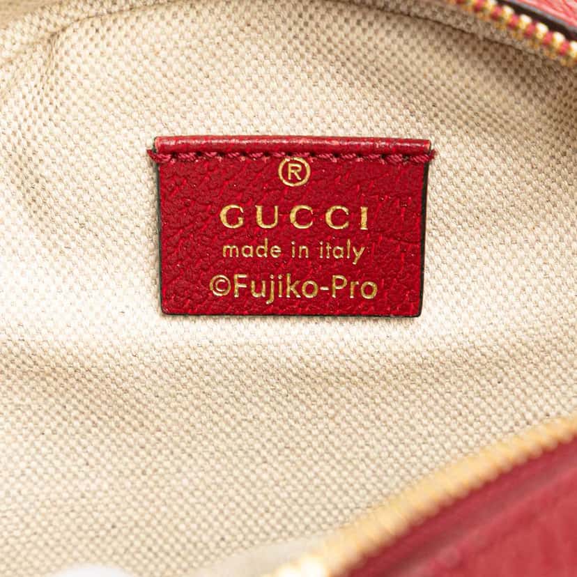 Gucci Micro GG Supreme Doraemon Round Crossbody Brown Canvas Good condition - Box View