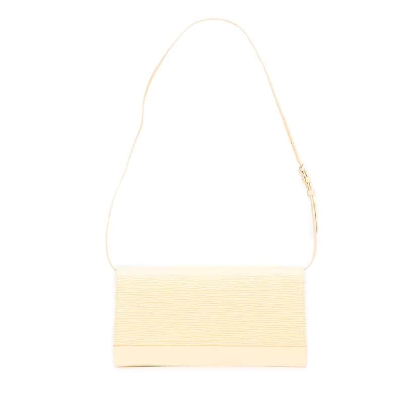 Louis Vuitton Epi Honfleur Yellow Leather Good condition - Front View