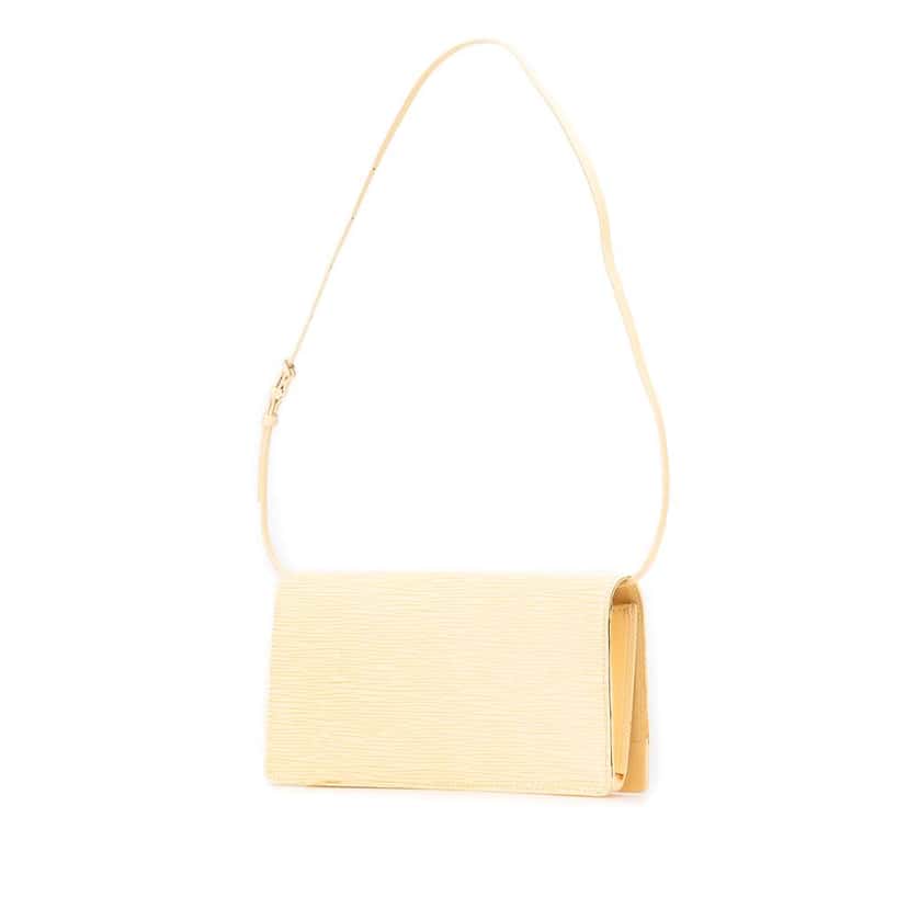 Louis Vuitton Epi Honfleur Yellow Leather Good condition - Back View