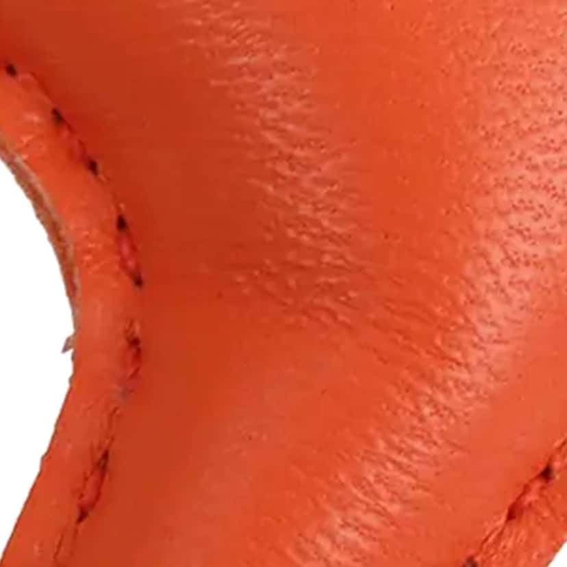 Hermès Milo Lambskin GriGri Rodeo Bag Charm PM Orange Leather Good condition - Box View