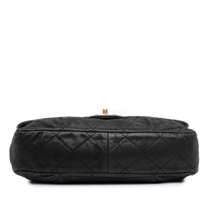 Chanel Quilted Calfskin Chic Quilt Flap Black Leather Good condition - Inside View