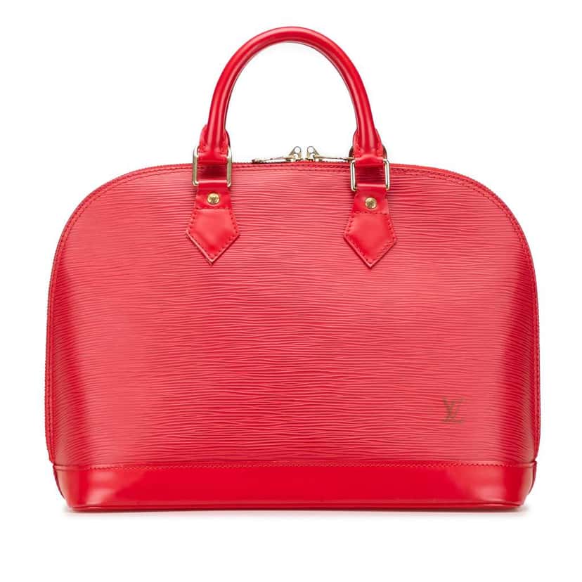 Louis Vuitton Epi Alma PM Red Leather Good condition - Front View
