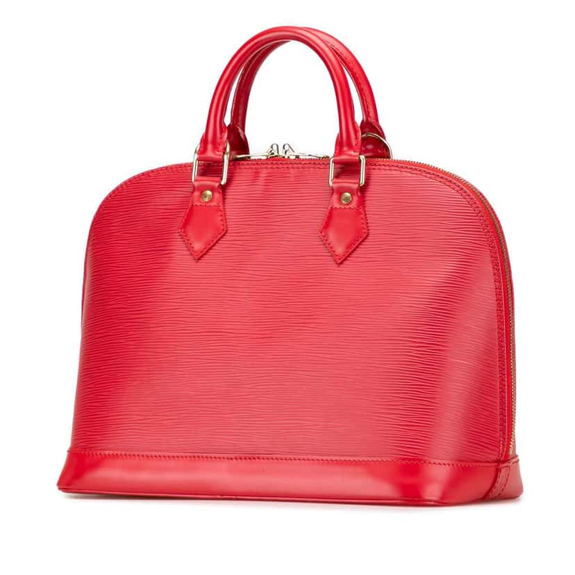 Louis Vuitton Epi Alma PM Red Leather Good condition - Back View