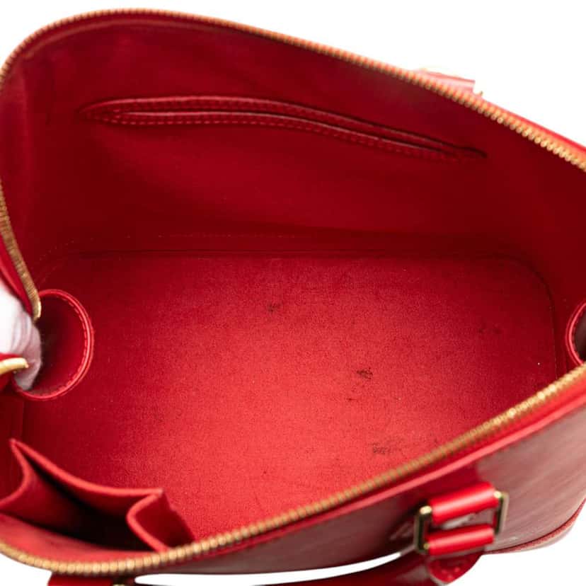 Louis Vuitton Epi Alma PM Red Leather Good condition - Model View