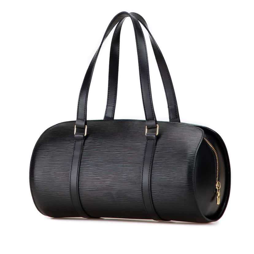 Louis Vuitton Epi Soufflot Black Leather Good condition - Back View