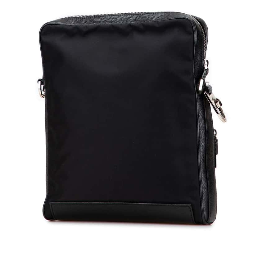 Dior Canvas and Leather Homme Crossbody Black Canvas Good condition - Back View
