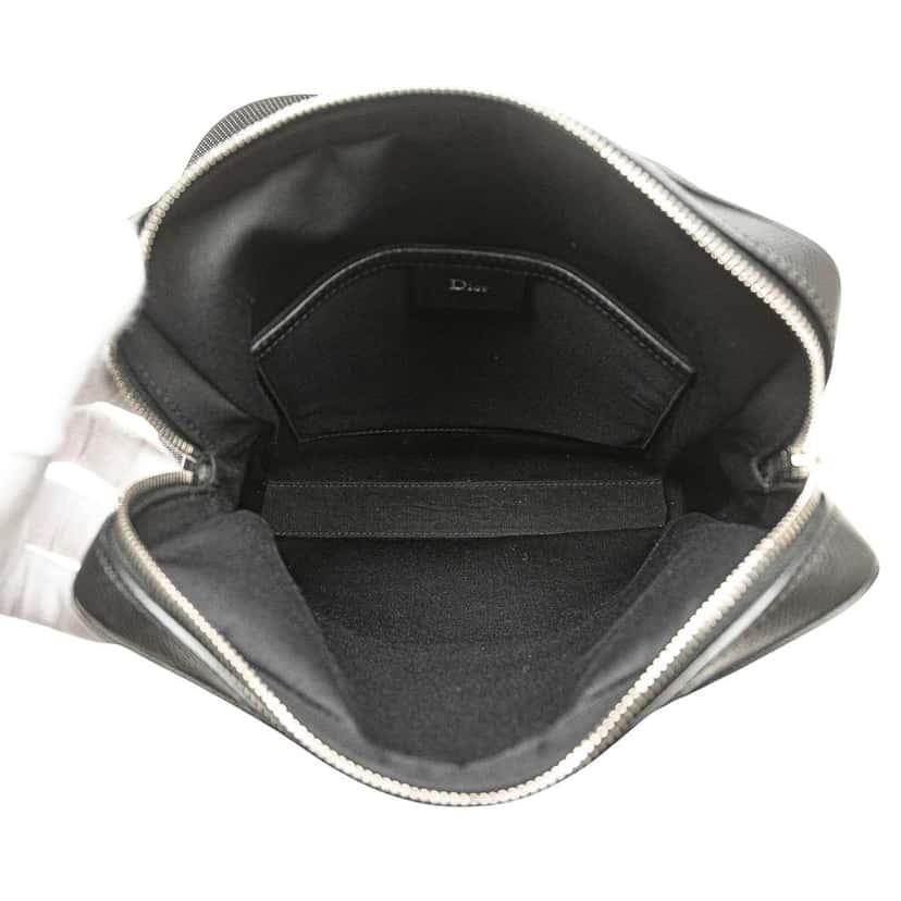 Dior Canvas and Leather Homme Crossbody Black Canvas Good condition - Model View