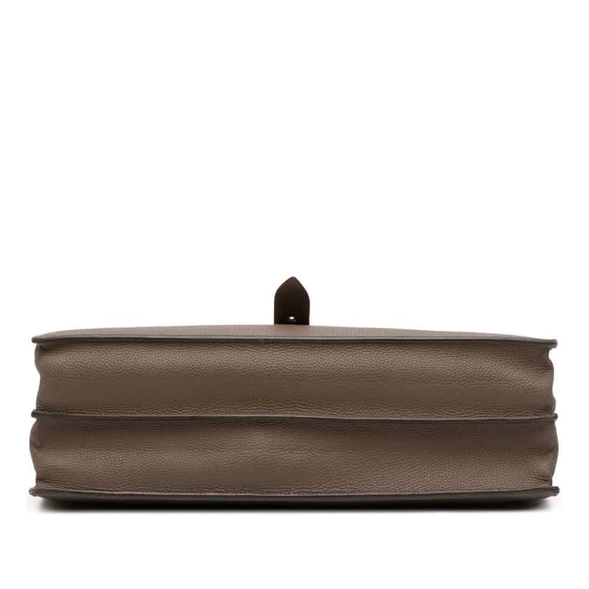 Hermès Togo Sac a Depeches 41 Brown Leather Fair condition - Inside View