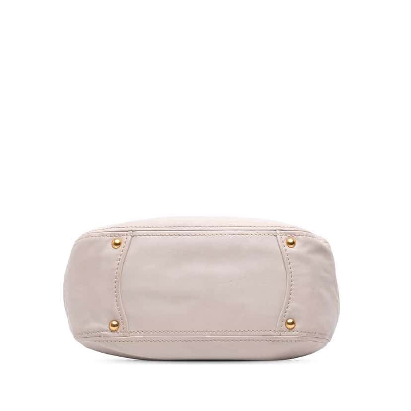 Prada Leather Tote White Leather Good condition - Inside View