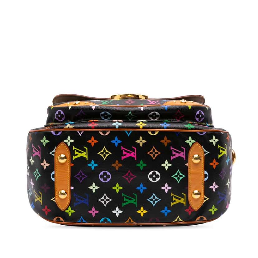 Louis Vuitton Monogram Multicolore Rita Black Canvas Good condition - Inside View
