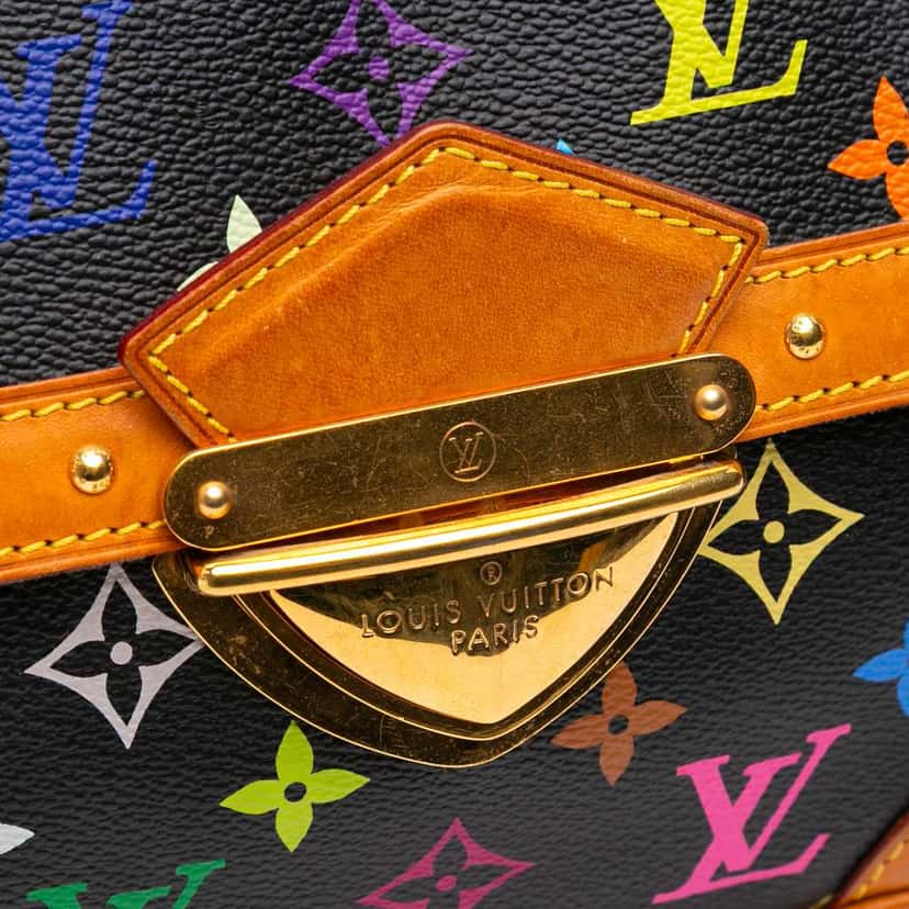 Louis Vuitton Monogram Multicolore Rita Black Canvas Good condition - Box View