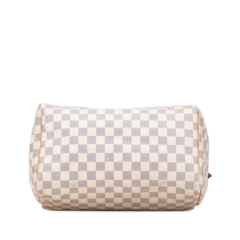 Louis Vuitton Damier Azur Speedy 30 White Canvas Good condition - Inside View