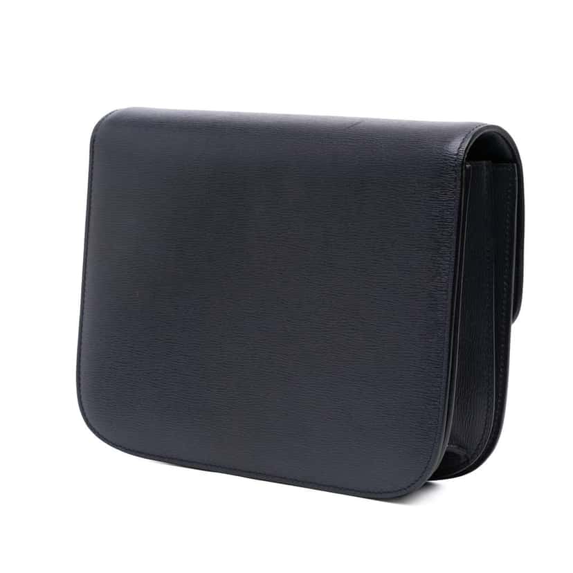 Celine Medium Calfskin Classic Box Black Leather Good condition - Back View