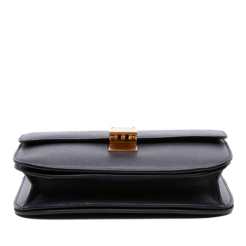 Celine Medium Calfskin Classic Box Black Leather Good condition - Inside View