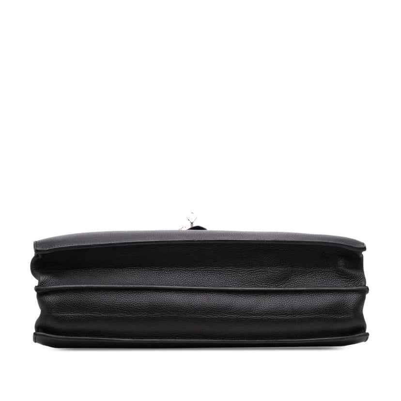 Hermès Togo Sac A Depeches 38 Black Leather Good condition - Inside View