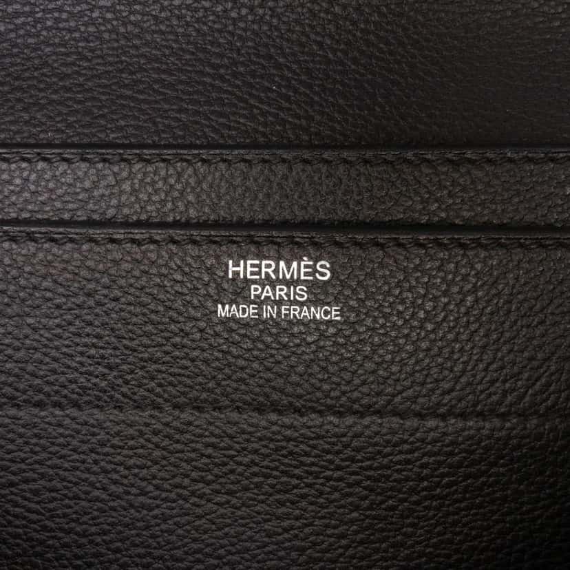 Hermès Togo Sac A Depeches 38 Black Leather Good condition - Box View